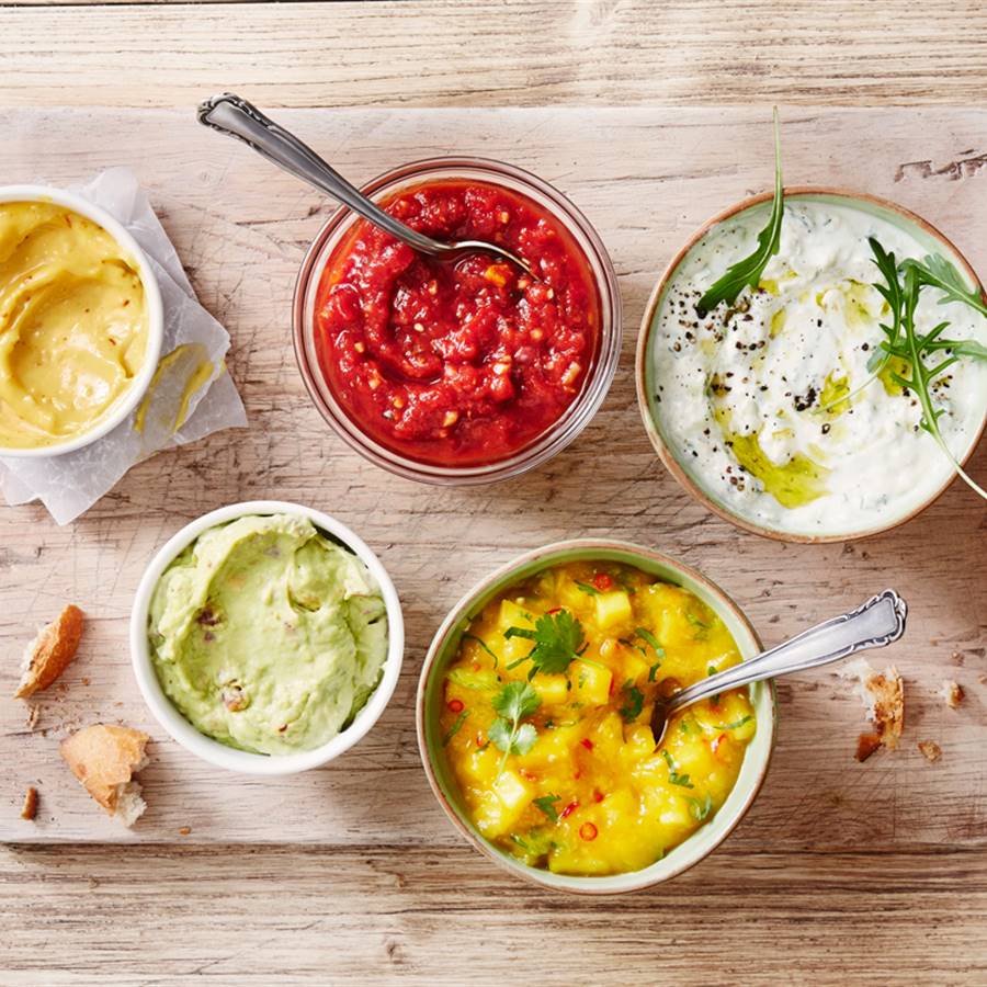 Recetas veganas para preparar salsas y aderezos caseros