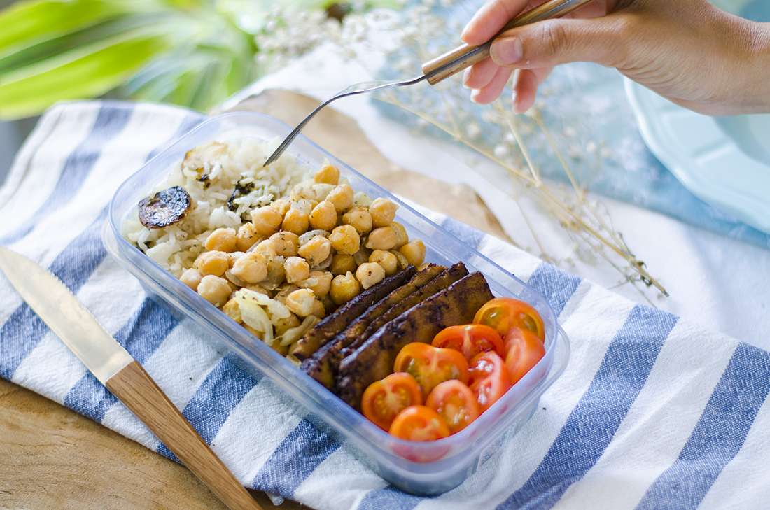 Cómo hacer un táper vegano para llevar al trabajo o la escuela